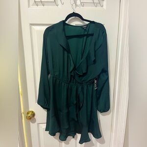 Express Green Women's Dress. Large